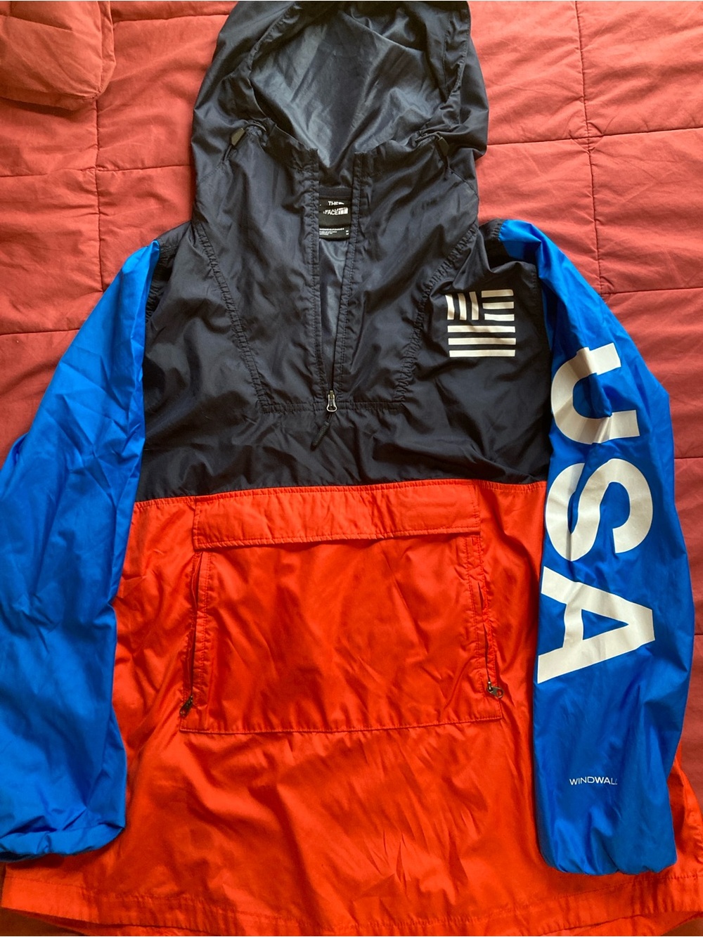 The North Face packable windbreaker